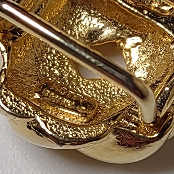 Vintage Dotty Smith Gold Tone Scarf Slide - Picture 7 of 8